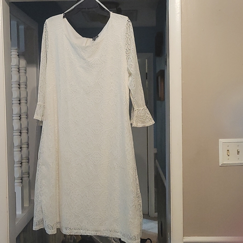 Off white lace dress